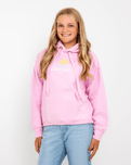 Girls Cornwall Hoodie in Baby Pink