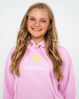 Girls Cornwall Hoodie in Baby Pink