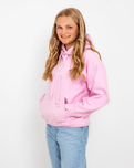 Girls Cornwall Hoodie in Baby Pink