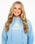 Girls Cornwall Hoodie in Powder Blue