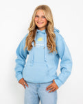 Girls Cornwall Hoodie in Powder Blue