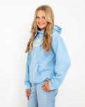 Girls Cornwall Hoodie in Powder Blue