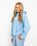 Girls Cornwall Hoodie in Powder Blue