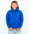 Boys Palm Hoodie in Royal Blue