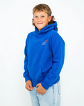 Boys Palm Hoodie in Royal Blue