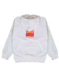 Girls Sunset Hoodie in White