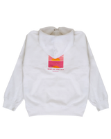 Girls Sunset Hoodie in White