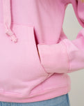 Girls Turtle Hoodie in Baby Pink