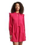 The Superdry Womens Studios Tiered Mini Dress in Highland Berry