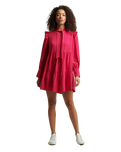 The Superdry Womens Studios Tiered Mini Dress in Highland Berry