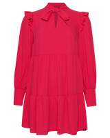 The Superdry Womens Studios Tiered Mini Dress in Highland Berry