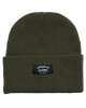 The Superdry Womens Classic Knitted Beanie in Olive Green Marl