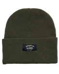 The Superdry Womens Classic Knitted Beanie in Olive Green Marl