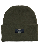 The Superdry Womens Classic Knitted Beanie in Olive Green Marl