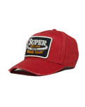 The Superdry Womens Graphic Trucker Cap in Red