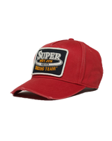 The Superdry Womens Graphic Trucker Cap in Red