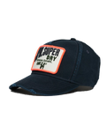 The Superdry Womens Graphic Trucker Cap in Eclipse Navy