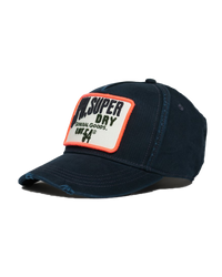 The Superdry Womens Graphic Trucker Cap in Eclipse Navy