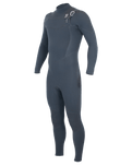 The Alder Mens Kode 4/3mm Chest Zip Wetsuit in Black