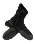 The Alder 5mm Zipped Wetsuit Boots in Black