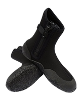 The Alder Junior Zip Wetsuit Boots in Black