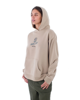 The Hurley Womens Fresh As A Daisy Pullover Hoodie in Trench Coat