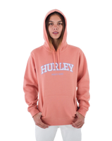 The Hurley Womens Hygge Pullover Hoodie in Muted Clay