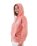 The Hurley Womens Hygge Pullover Hoodie in Muted Clay