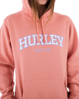 The Hurley Womens Hygge Pullover Hoodie in Muted Clay