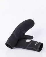 The Rip Curl Flash Bomb 7mm Wetsuit Mittens in Black