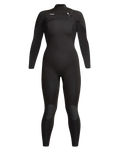 The Xcel Womens Womens Comp 4/3mm Chest Zip Wetsuit in Black