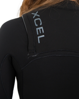 Comp 5/4mm Chest Zip Wetsuit in Black/Black