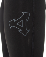 Comp 5/4mm Chest Zip Wetsuit in Black/Black
