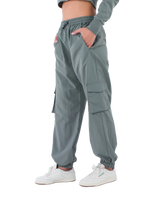 The Hurley Womens Packable Trousers in Agave Green