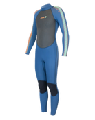 Boys Impact 3/2mm Back Zip Wetsuit in Blue