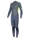 Boys Impact 3/2mm Back Zip Wetsuit in Green