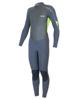 Boys Impact 3/2mm Back Zip Wetsuit in Green