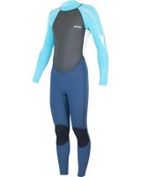 The Alder Girls Impact 3/2mm Wetsuit in Cyan