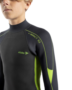 Boys Impact 3/2mm Wetsuit in Green