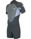 The Alder Mens Impact 3/2mm Shorty Wetsuit in Black & Deep Grey