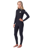 The Rip Curl Womens Womens Dawn Patrol 5/3mm Back Zip Wetsuit (2022) in Black