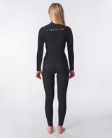 The Rip Curl Womens Dawn Patrol Performance 3/2mm Chest Zip Wetsuit in Black