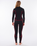 The Rip Curl Womens Dawn Patrol Performance 3/2mm Chest Zip Wetsuit in Black