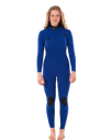 The Rip Curl Womens Womens E-Bomb 4/3mm Zipless Wetsuit in Black