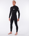The Rip Curl Mens Flashbomb 4/3mm Zip Free Wetsuit in Black