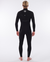 The Rip Curl Mens Flashbomb 4/3mm Zip Free Wetsuit in Black