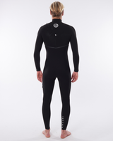 The Rip Curl Mens Flashbomb 4/3mm Zip Free Wetsuit in Black