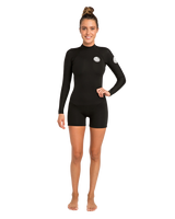 The Rip Curl Womens G-Bomb 2/2mm Back Zip Spring Wetsuit in Black