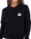 The Hurley Womens Supply Waffle Long Sleeve T-Shirt in Black