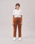 The Passenger Womens Compass Corduroy Trousers in Coconut